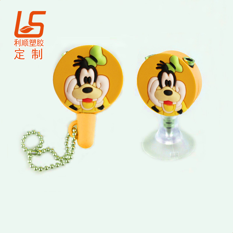 定制PVC軟膠卡通耳機分線器