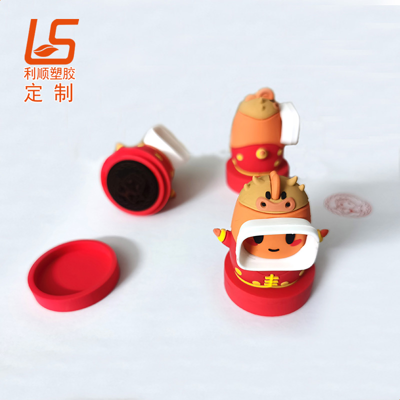 PVC軟膠立體公仔印章 立體公仔光敏儲油印章
